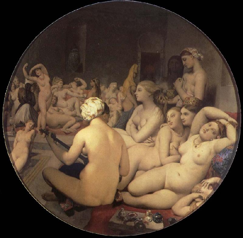 Jean-Auguste Dominique Ingres The Turkish bath oil painting image